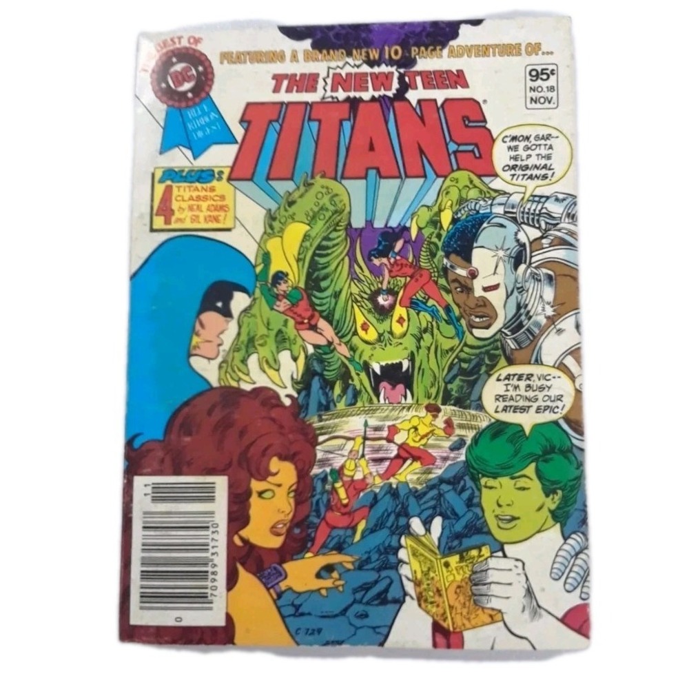 DC‎ New Teen Titan Best Of DC Digest Vol. 3, #18 Mini Comic Book from Nov. 1981